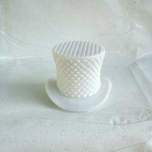 Vintage Westmoreland Diamond Hobnail Top Hat